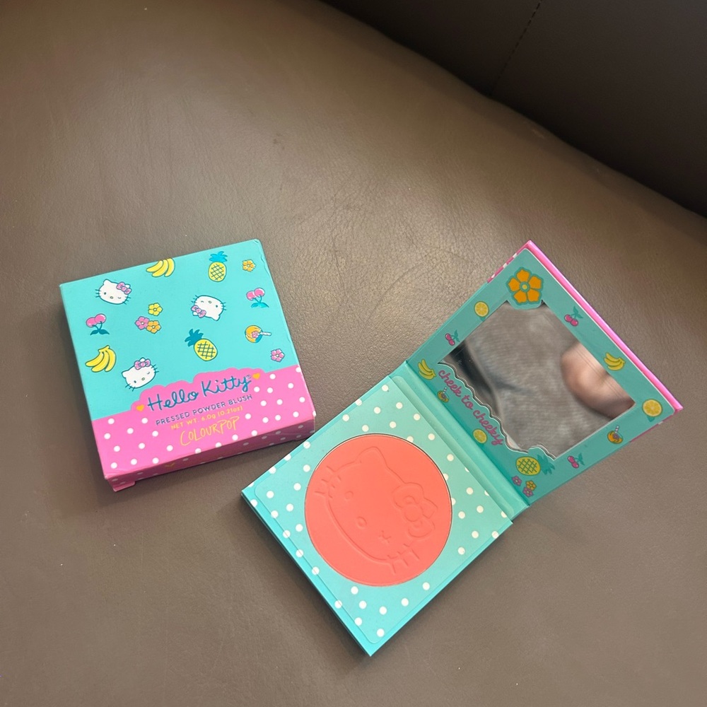 *LIMITED EDITION*ColourPop x Hello Kitty Pressed Powder Blush-shade Aloha Honey